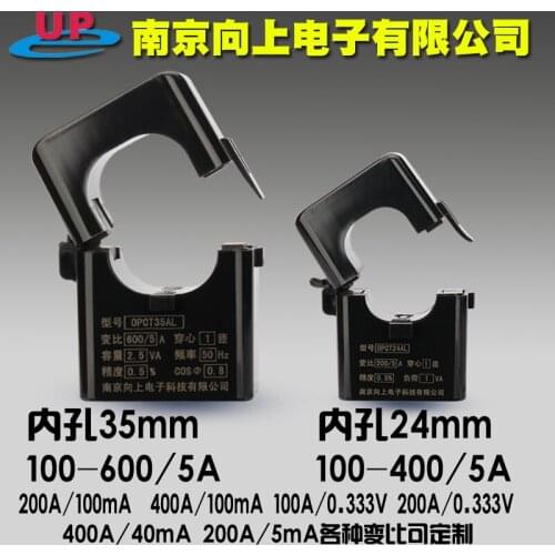 Ac Current Transformer Opening and Closing Type OPCT35AL 100200 400 600max 5A
