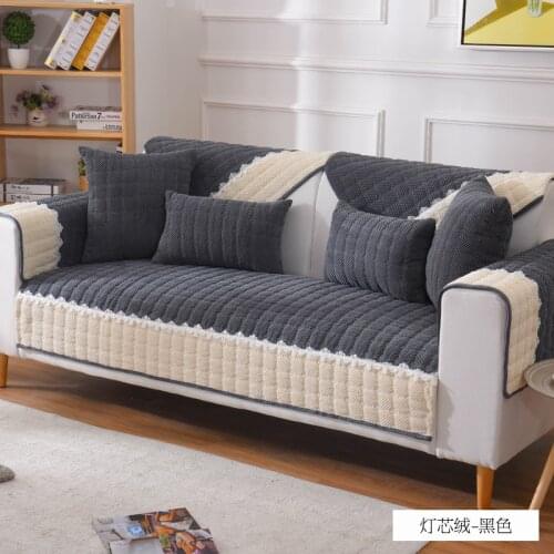 Corduroy Sofa Cover Plaid Anti-slip Sofa Towel for Sectional Sofa Thickening Quality Sofa Towels Multifunctional Covers Carpet