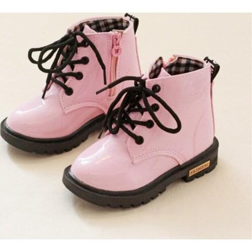 Winter Children Boots Boys Girls Boots Fashion Kids Boots Child Snow Boots Warm Cotton Boys Girls Waterproof Shoes