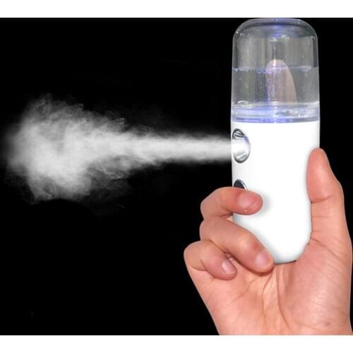 30ml Handheld Nano Mist Sprayer Summer Moisturing Facial Steamer Face Humidifier nano Electric Automatic Alcohol Sprayer