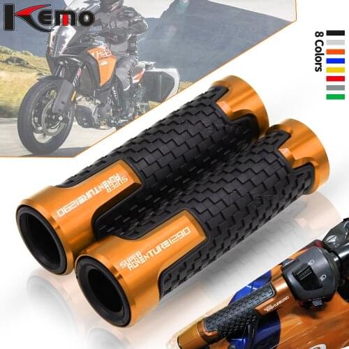 For Super Adventure 1290 7/8" 22mm Motorcycle Accessories CNC Aluminum Handlebar Hand Grips Handle Bar End Grip