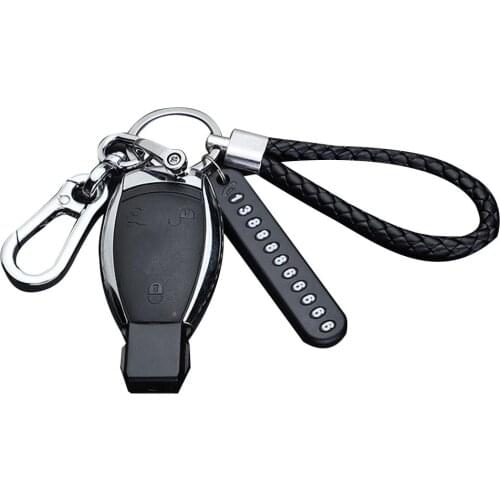 Anti-lost Phone License Plate Car Keychain Pendant Car Vehicle Phone Number Card Keychain Keyring Car Interior Accessories