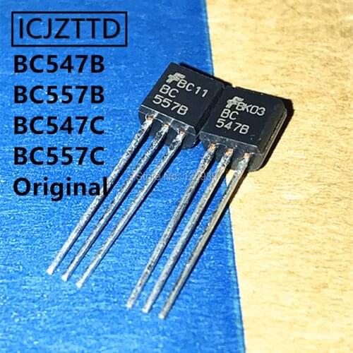 BC547B BC557B BC547C BC557C Original NEW TO-92 TO92 BC547 BC557 547 557