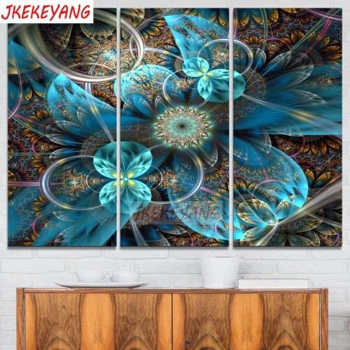 Large 5D Diy diamond painting Abstract flower Diamond Mosaic Rhinestone Embroidery cross stitch Y3571