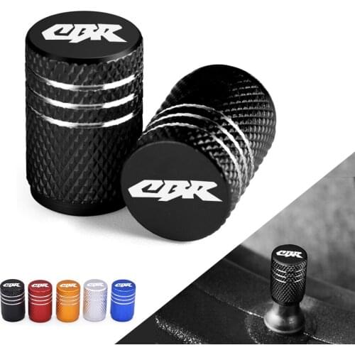 Motorcycle Wheel Tire Valve Caps Stem Airtight Covers Dustproof Cover For Honda CBR600 CBR650R CBR600RR CBR1000RR Accessories