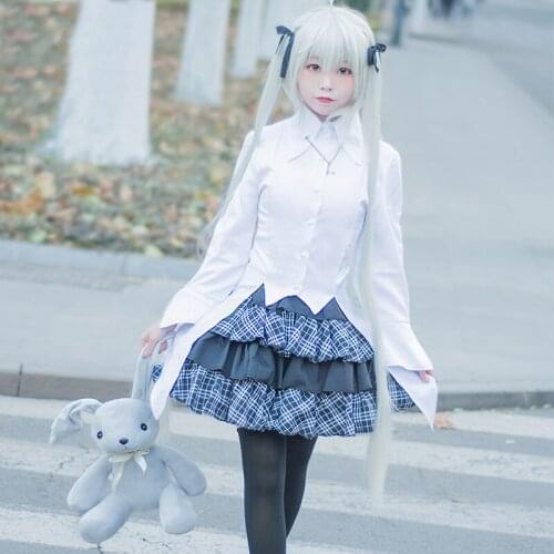 Yosuga no Sora sora cosplay costume anime loli outfit uniform dress