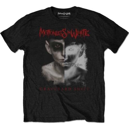 Motionless In White Split Screen Slim Fit T Shirt Official