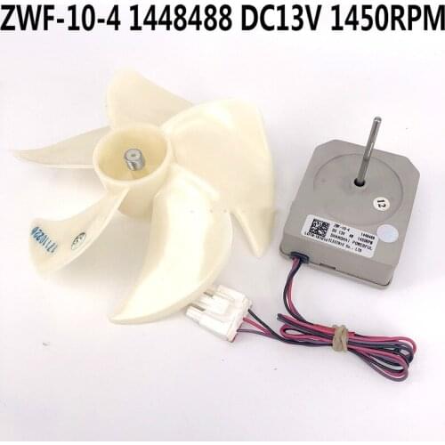 New original refrigerator parts ZWF-10-4 motor BCD-568W/B BCD-563WPB BCD-562WT fan motor + fan