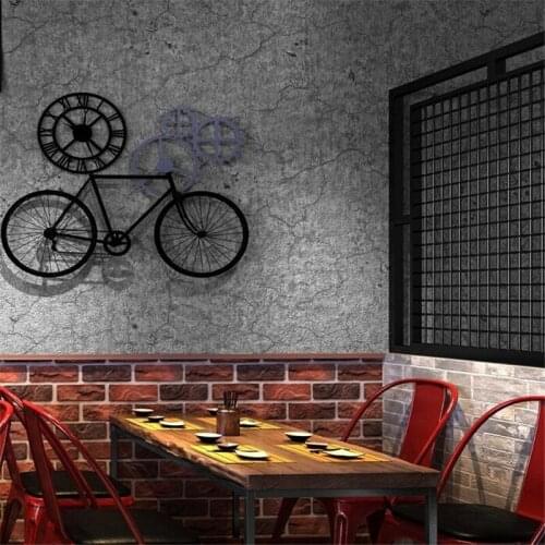 Beibehang High end Retro light gray plain wallpaper clothing store Internet cafe old cement gray crack industrial wind wallpaper