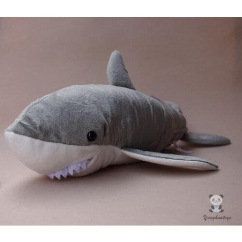 Plush Great Shark Doll Simulation Animal Toys Children Gifts Pillow Cute Soft Big Toy