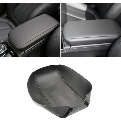 Armrest Leather Cover For BMW 1 Series F20 2016 2017 2018 2019 2020 Car Interior Center Control Armrest Box Cover Sticker Trim