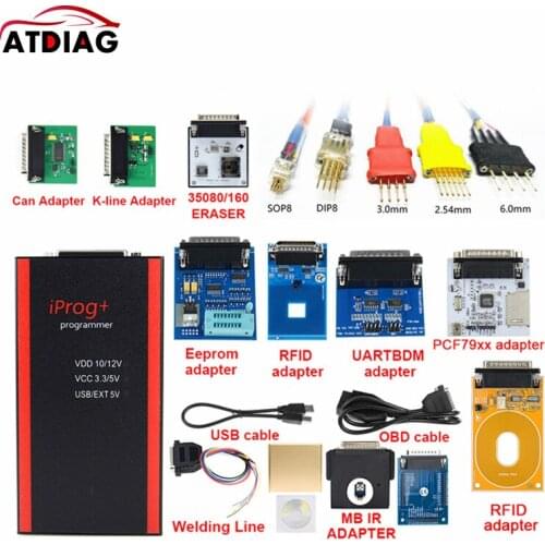 Iprog IPROG V87 Auto Key Programmer Support IMMO+Mileage Correction+Airbag Reset IprogPro Replace Tango/Carprog/Digiprog