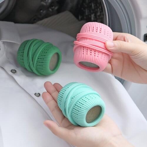 Household Clothes Anti-winding Anti-knotting Laundry Ball Magic Powerful Decontamination Ball Washing Machine Cleaning Ball