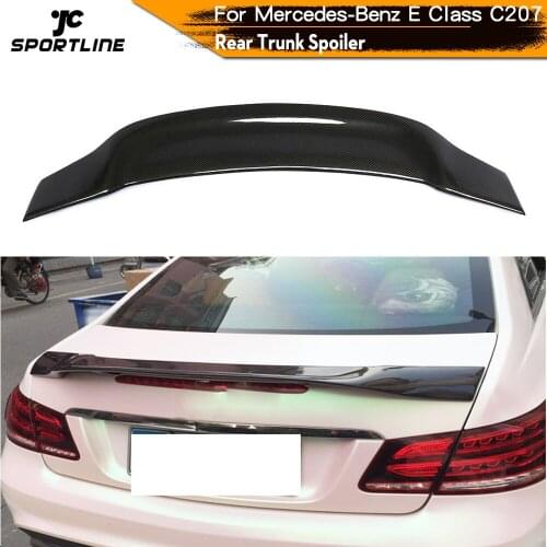 Carbon Fiber / FRP Rear Trunk Spoiler for Mercedes-Benz E Class W207 2 Door 2009 - 2014 Rear Wing Spoiler Boot Lid