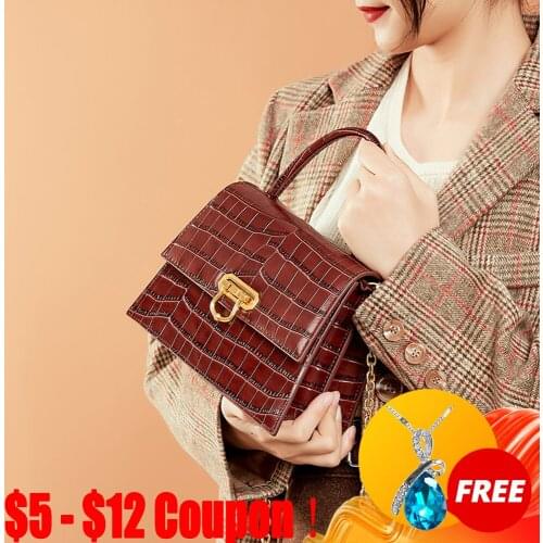 CGA 2021 Crossbody Bags For Women Luxury Leather Small Square Bag Fashion Shoulder Bag Vintage Lady Handbag Lock Messenge Bag