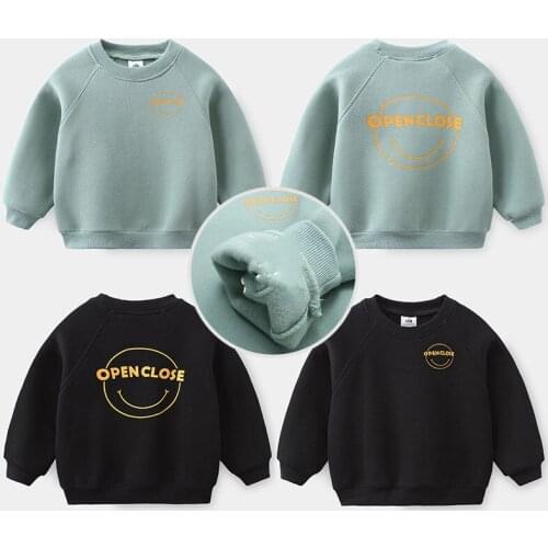 2020 Sweatshirts Baby Girls Boys Hoodies Toddler Kids Sweatshirts Childrens O Neck Long Sleeves Hoodies Clothes DR2