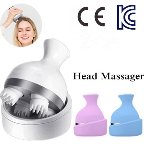 Waterproof Head Massager Electric Vibrating Scalp Body Deep Massage Migraine Relief Prevent Hair Loss Relieve Stress Health Care