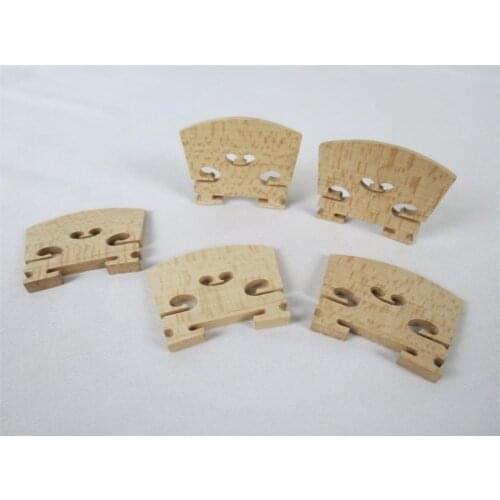 10pcs class special grade 4/4 violin bridges flamed maple laser precise