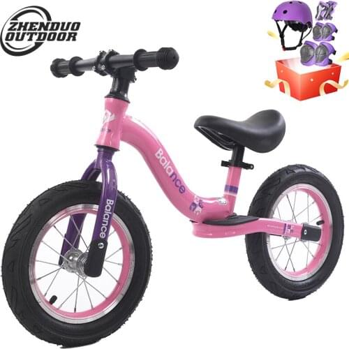 100% Good Quality Children Balancing Car With Helmet Protector Pedalless Bike Stroller Scooter Slide Scooter Kids Cycling
