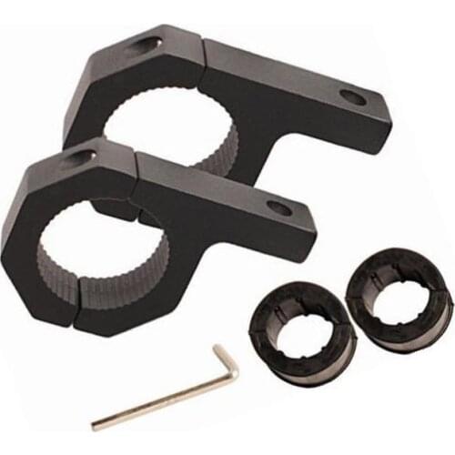 2PCS/SET Motorcycle Led Lights Handlebar Clamp Fog Spot Lights Mounting Bracket 30mm for Motorbike Scooter