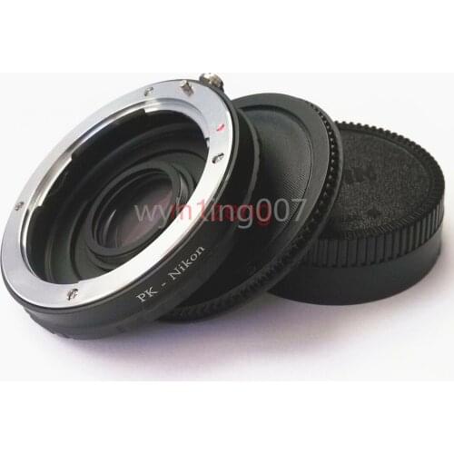 Adapter Infinity Focus with glass for Pentax K PK Lens to nikon d3 d5 D90 d500 d600 d750 d800 D5000 D3000 D3100 d7200 camera