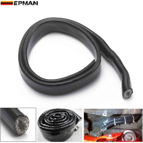 AN8 Vulcan Fire Sleeve Fire Braid Flame Shield Black 1/2X1M ID:13MM For BMW E39 5 series Facelift 2000-2003 EP-FHGAN8