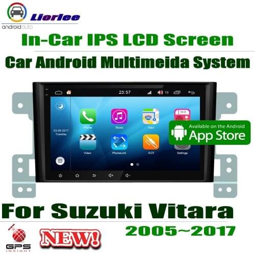 Car Android Player For Suzuki Vitara (JT) / Escudo 2005-2017 8" IPS LCD Screen GPS Navigation System Radio Audio Video Stereo