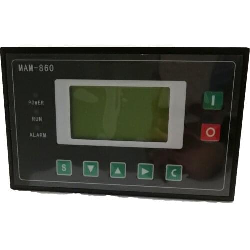 Air Compressor Parts MAM 860 PLC Controller Panel with Wiring Diagram for 4-15KW 5-20HP