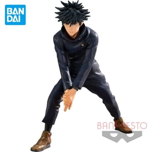 Bandai Jujutsu Kaisen Figure Model Fushiguro Megumi Anime Japanese Animation Action Dolls Gift Collectibles Childrens Toys