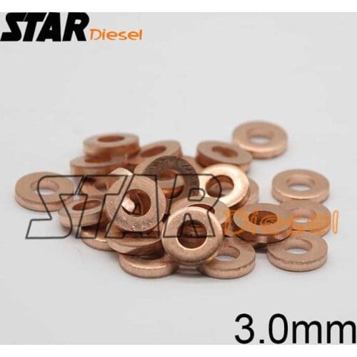 10 PCS packing 9001850C Common Rail Injector Nozzle Copper Washer 9001-850C and Injection Copper Ring 3mm Thickness 9001 850C
