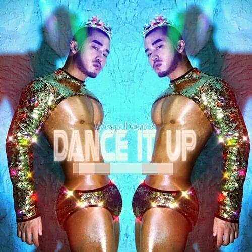 Fashion Men Sequins Singer Stage Show Costume Nightclub Dj Outfit Dance Outerwear Prom Clothing Top And Pant Set