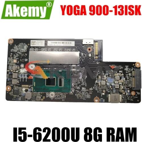Akemy BYG40 NM-A411 Motherboard For Lenovo YOGA 900-13ISK YOGA900 Notebook Motherboard CPU I5 6200U 8G RAM 100% Test Work