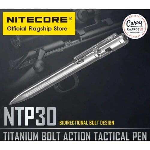 NITECORE NTP30 titanium alloy writing emergency broken window defense multifunctional tactical pen