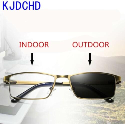 2019 New Photochromic Reading Glasses Women Men Presbyopia Prescription Glasses sunglasses discoloration with diopter Glasses