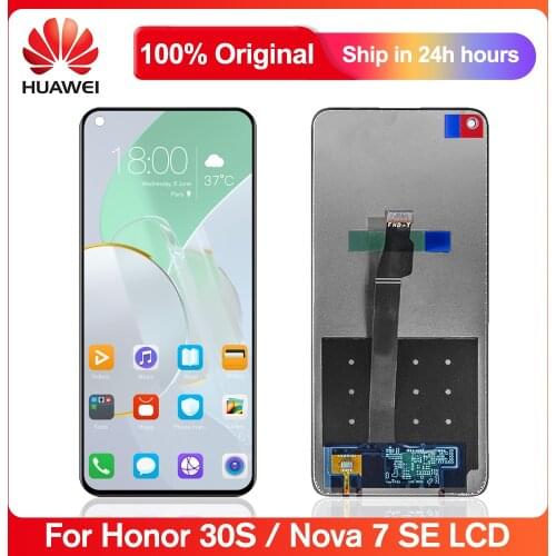6.5'' Original Screen For Huawei Honor 30s Display Touch Screen Assembly Parts For Huawei Nova 7 SE LCD For Huawei P40 Lite 5G