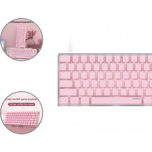 AJAZZ Practical Red/Blue Switch Mechanical Keyboard Fine Workmanship Office Keyboard Comfortable for Desktop