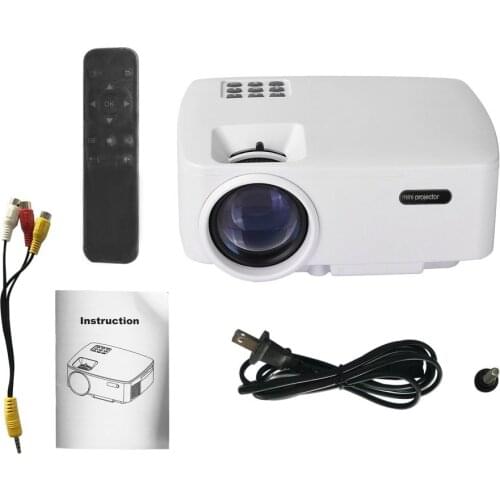 TZ60 Compact Size Full HD 1080P WIFI Video Projector Simple Operation LCD Home Theater Multimedia Player