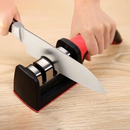 Professional Knife Sharpener 3 Stages Manual Sharpening Stone Tungsten Steel Ceramic knives Grinder Whetstone Kitchen Tool