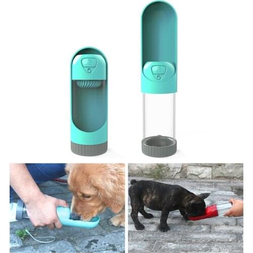 Outdoor Pet Dog Water Bottle Portable Travel Puppy Cat Drinking Bow Pet Water Dispenser Feeder Pet Cups Dropshipping