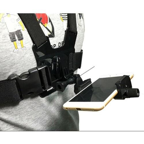 Universal Head Strap Mount Headband Holder And Chest Mount Harness Strap Holder Phone Clip Holder for Smartphones