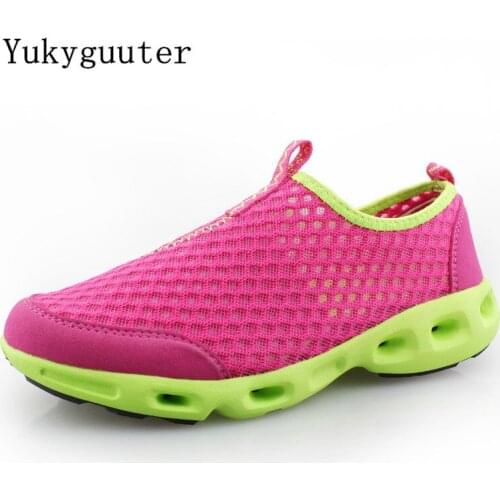 Women Aqua Shoes Ultra-light Quick-drying Beach Water River Walking Summer Female Flats Breathable Slip On Outdoor Hiking