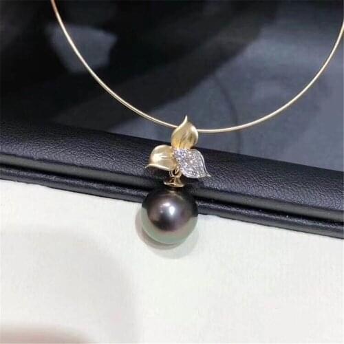 Factory Wholesale Real Solid S925 Sterling Silver Accessories DIY Jewelry Making Pearl Pendant For Women Charm Gift