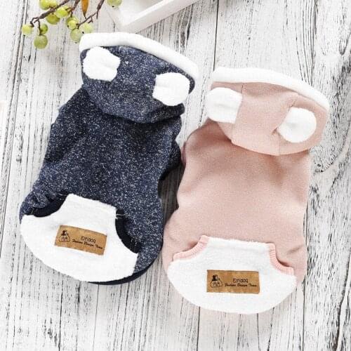 Winter Dog Jacket Warm Pink Blue Pet Coat Costumes Supplies For Puppy Small Animals Breeds Cats Sporty Accessories Products