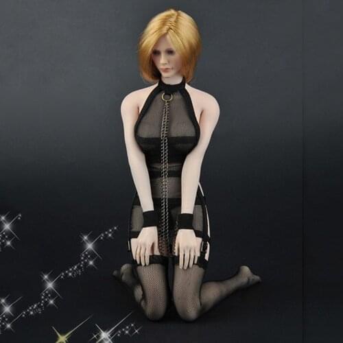 1/6 Scale ZY5017 Female Sexy Sexy Reticulated Perspective Lingerie Clothes Suit Fit 12" Female TBL phicen Action Figure Body