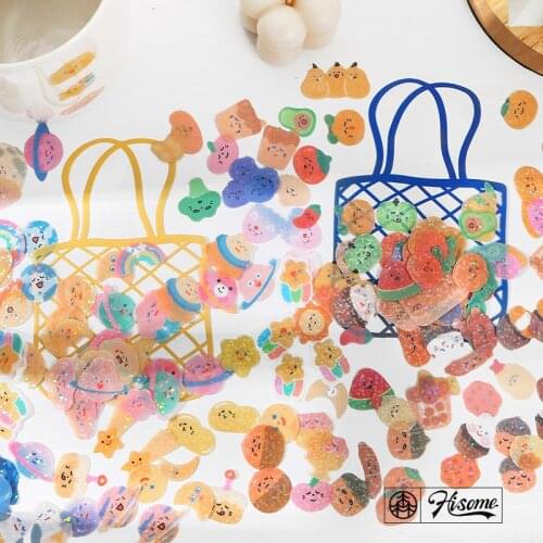 100pcs/lot Kawaii Stationery Stickers Simple cute mini Diary Planner Decorative Mobile Stickers Scrapbooking DIY Craft Sticker