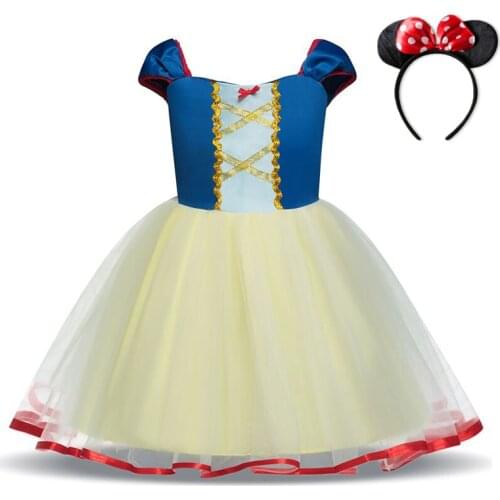 2021 Cosplay Princess Costume Halloween Costumes Kids Birthday Party Children Clothes 1-5Years Children Dress Cute Dress