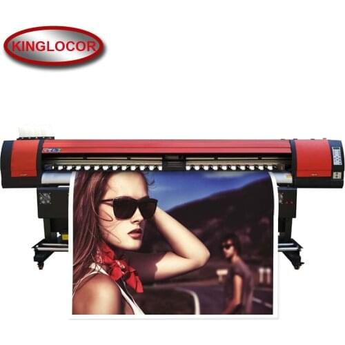 45Sqm/h High Speed Two XP600 Professional Eco Solvent Ink Printer Machine 260CM Large Network Label Printing Machine