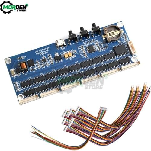 6-Bit Glow Clock Motherboard Core Board Control Panel Remote Control For Universal 18 qs30-1 Nixie Digital LED Clock Dropship