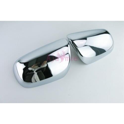 Accessories Door Mirror Cover Overlay Without Lamp for Corolla 2008 2009 2010 Yaris Vios XP90 2005-2013 Chrome Car Styling