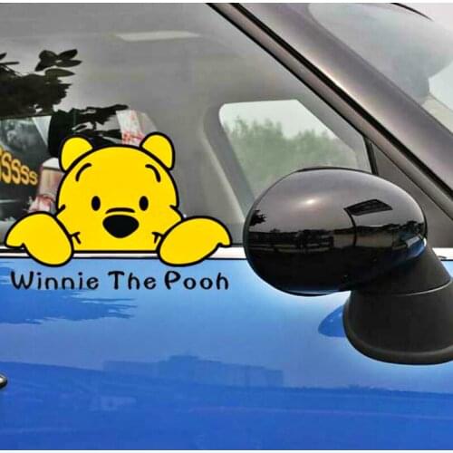 Volkrays Car Sticker Accessories Cartoon Peeking Decal Decoration For Motorcycle Hyundai Volkswagen Fridge Wardrobe